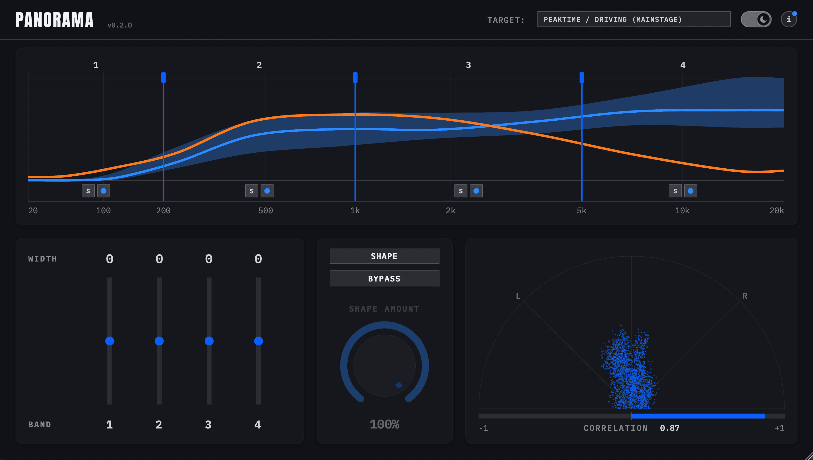 Panorama — stereo imager GUI